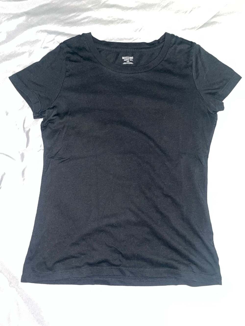 Mossimo Supply Co. Black Crew Neck T-Shirt